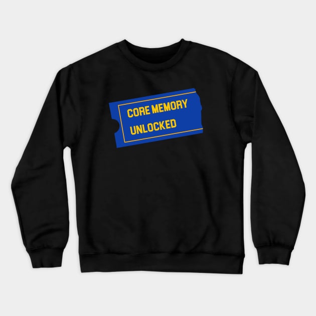 Core Memory Unlocked Crewneck Sweatshirt by Thrill Me Podcast Network